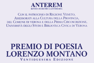 Premio Lorenzo Montano – Esiti 22^ edizione – Una poesia inedita