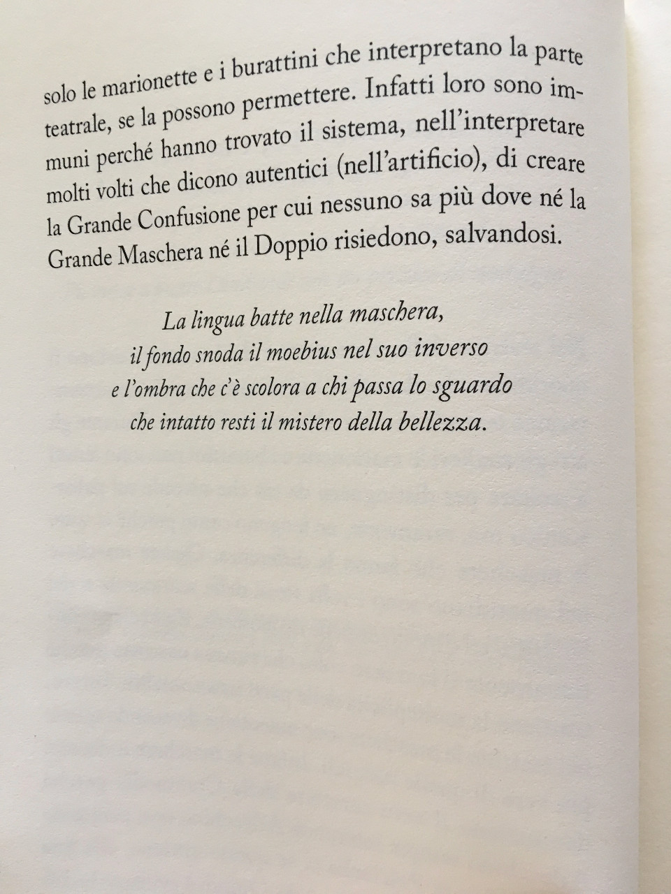 Liliana Ugolini, La marionetta vivente