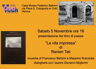 L'ultimo libro di Ranieri Teti “La vita impressa”