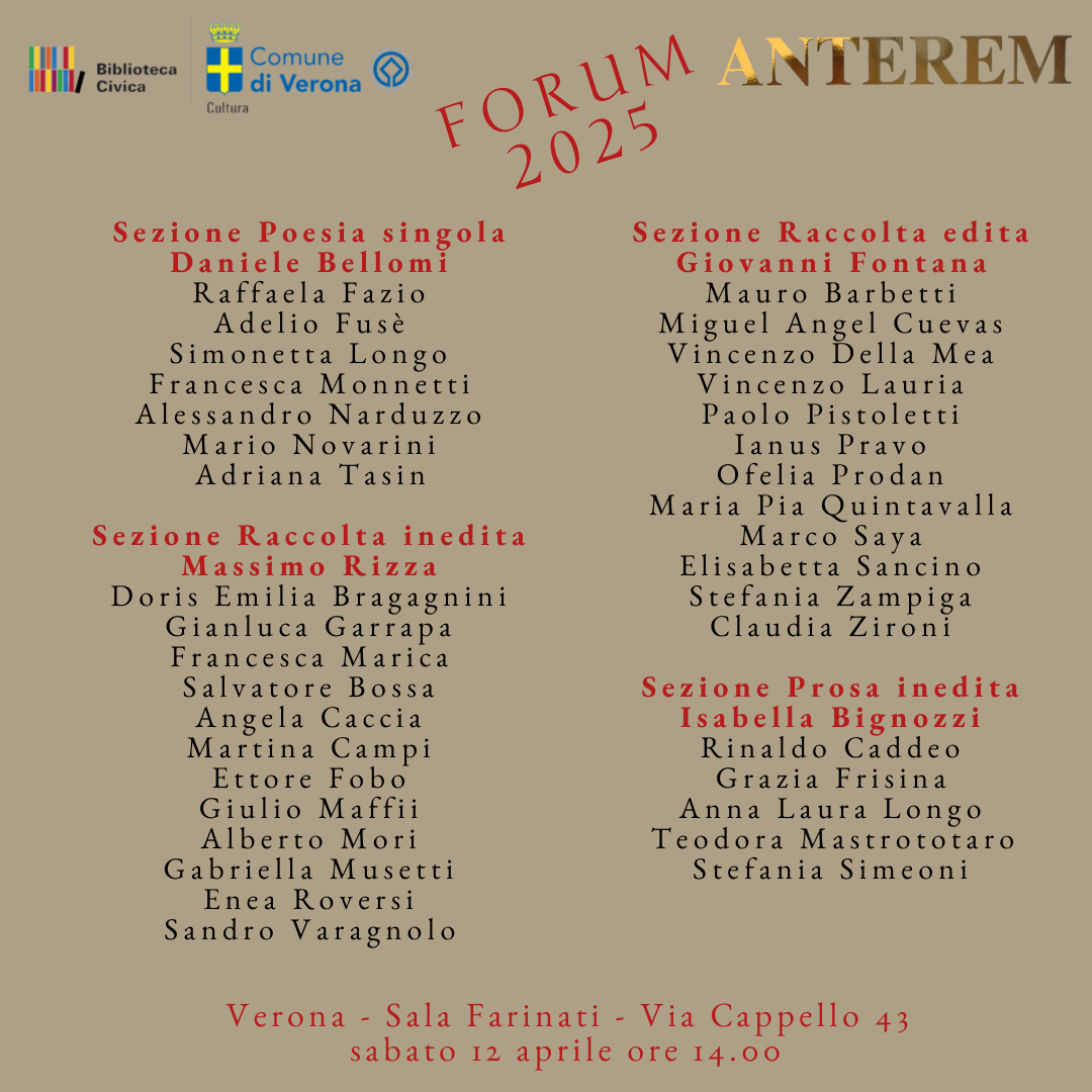 Forum Anterem / Montano 12 aprile