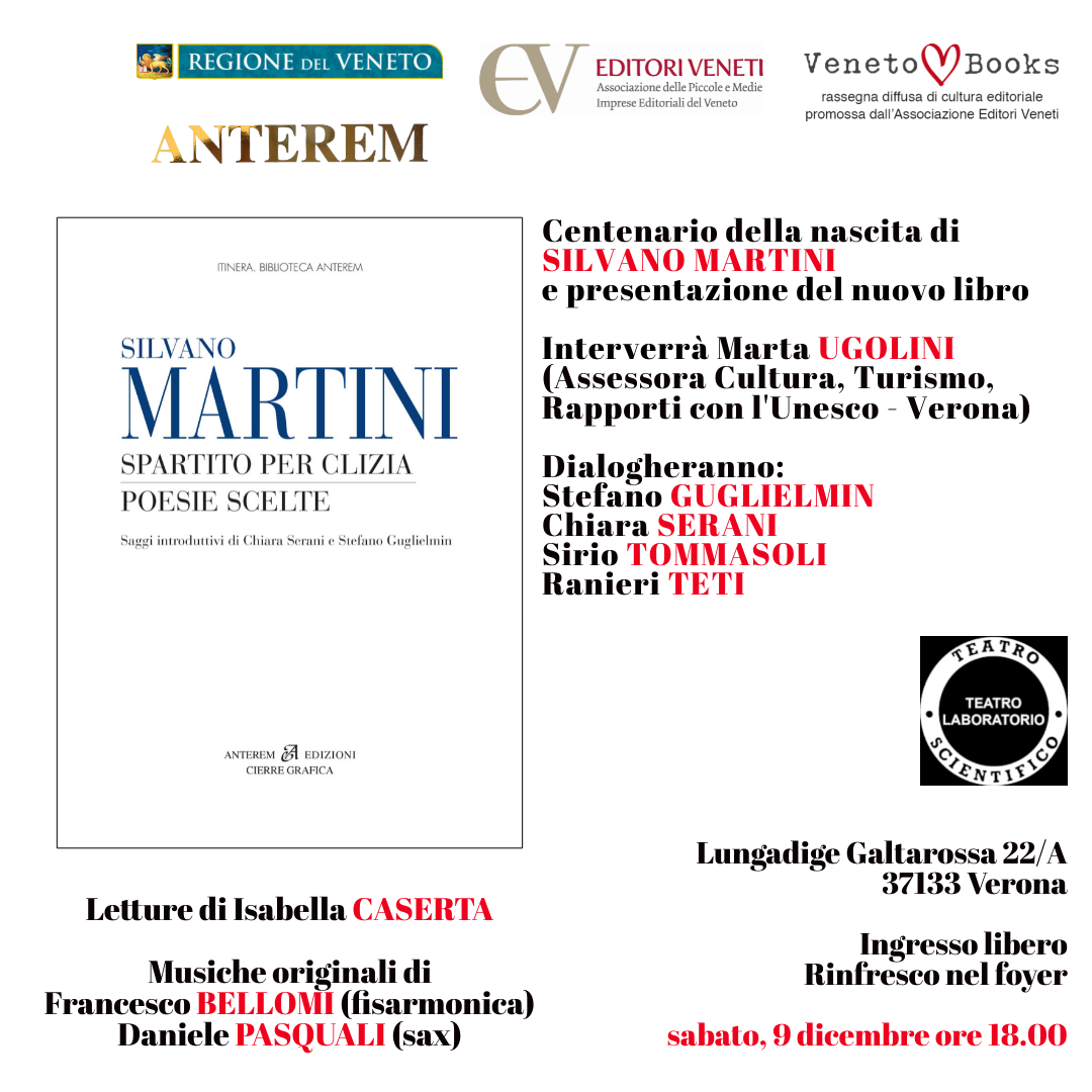 Silvano Martini: Spartito per Clizia - Poesie Scelte Locandina