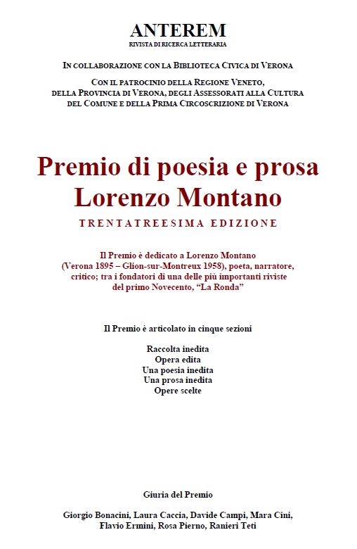 Premio Montano XXXIII