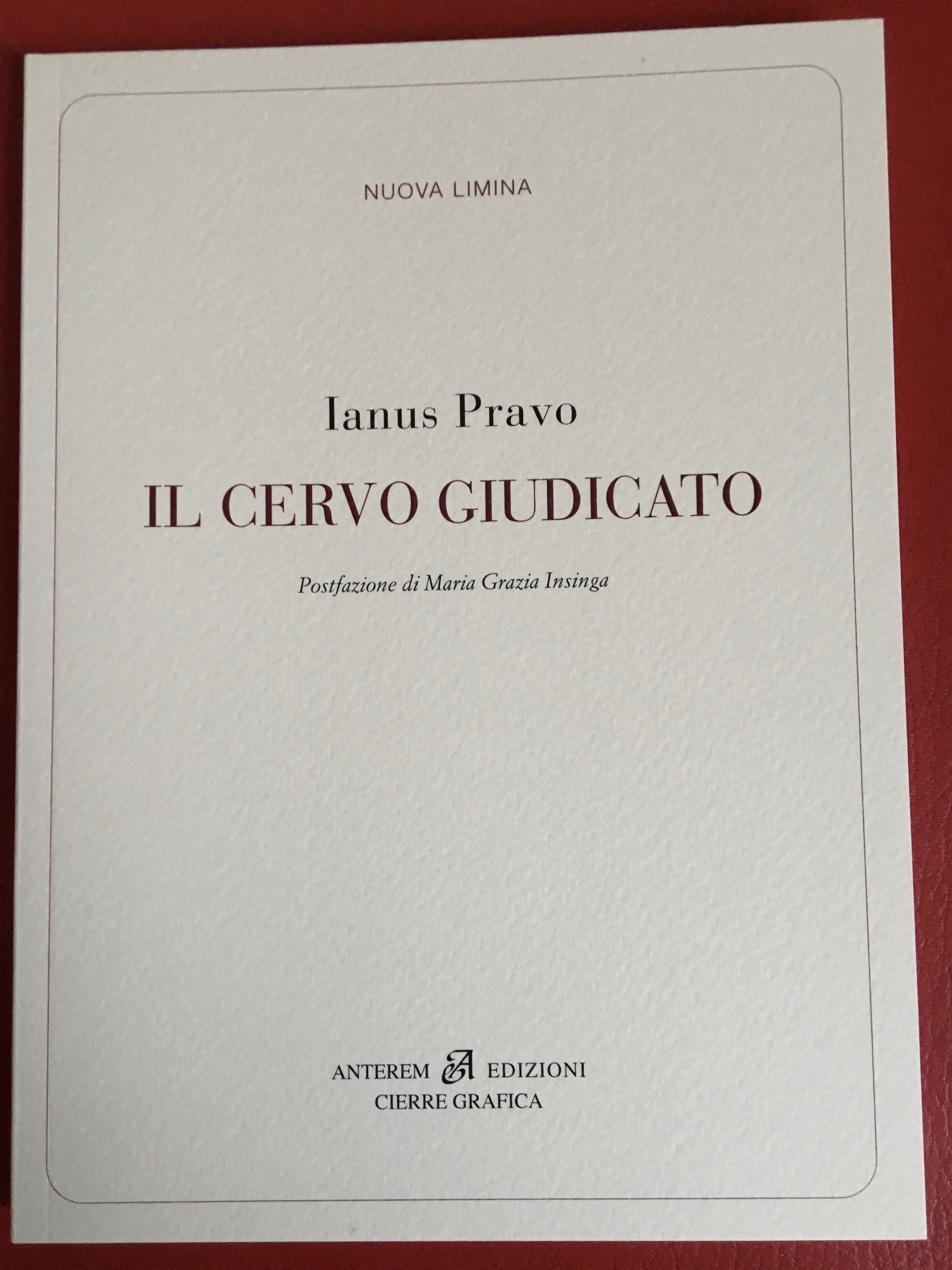 Copertina del libro - Il cervo giudicato