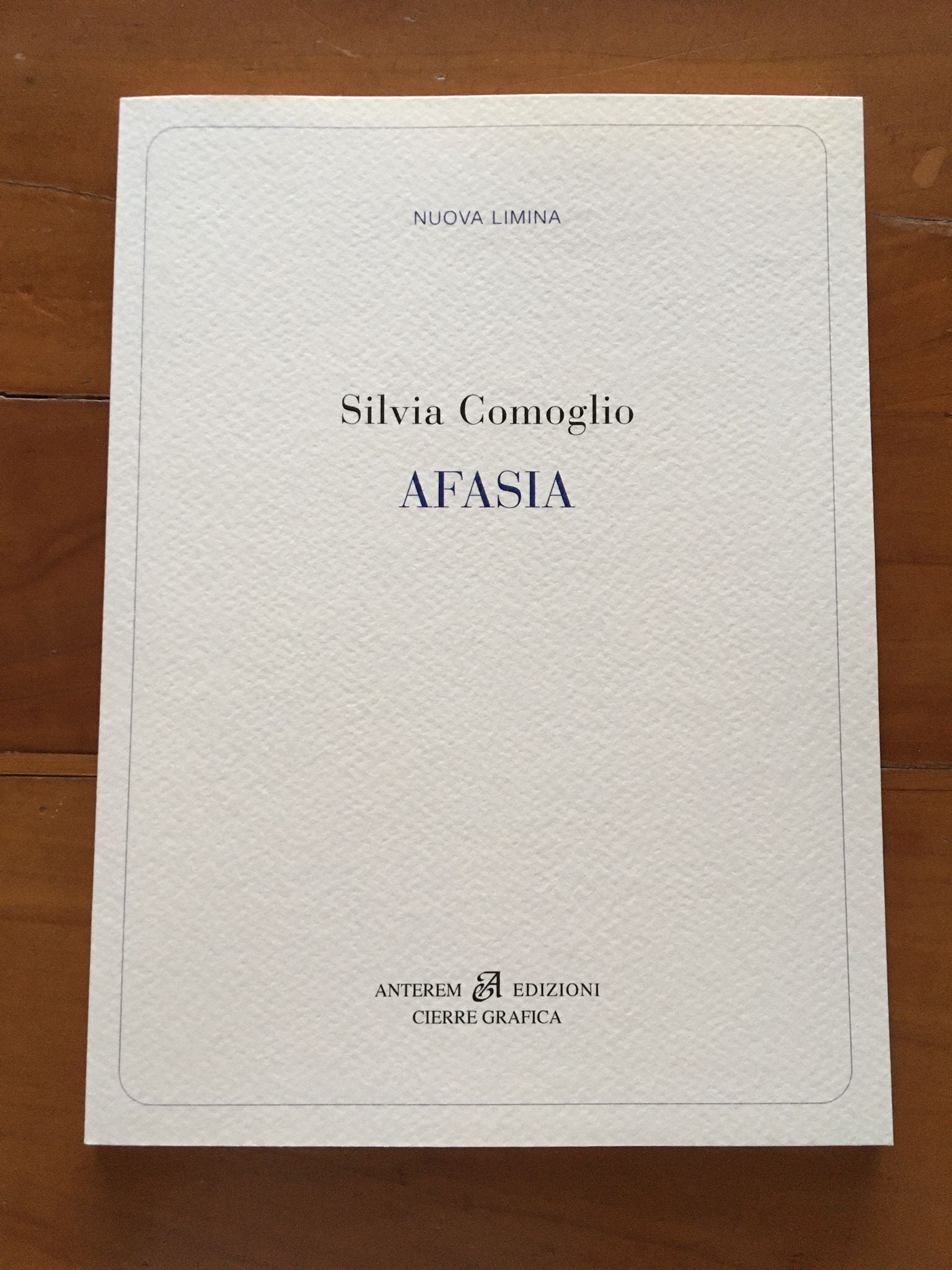 Afasia di Silvia Camoglio