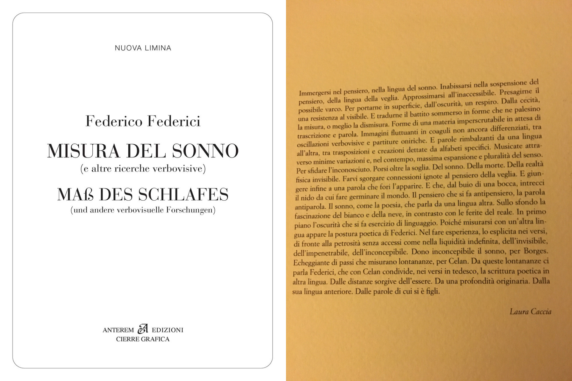 La Misura del sonno di Federico Federici