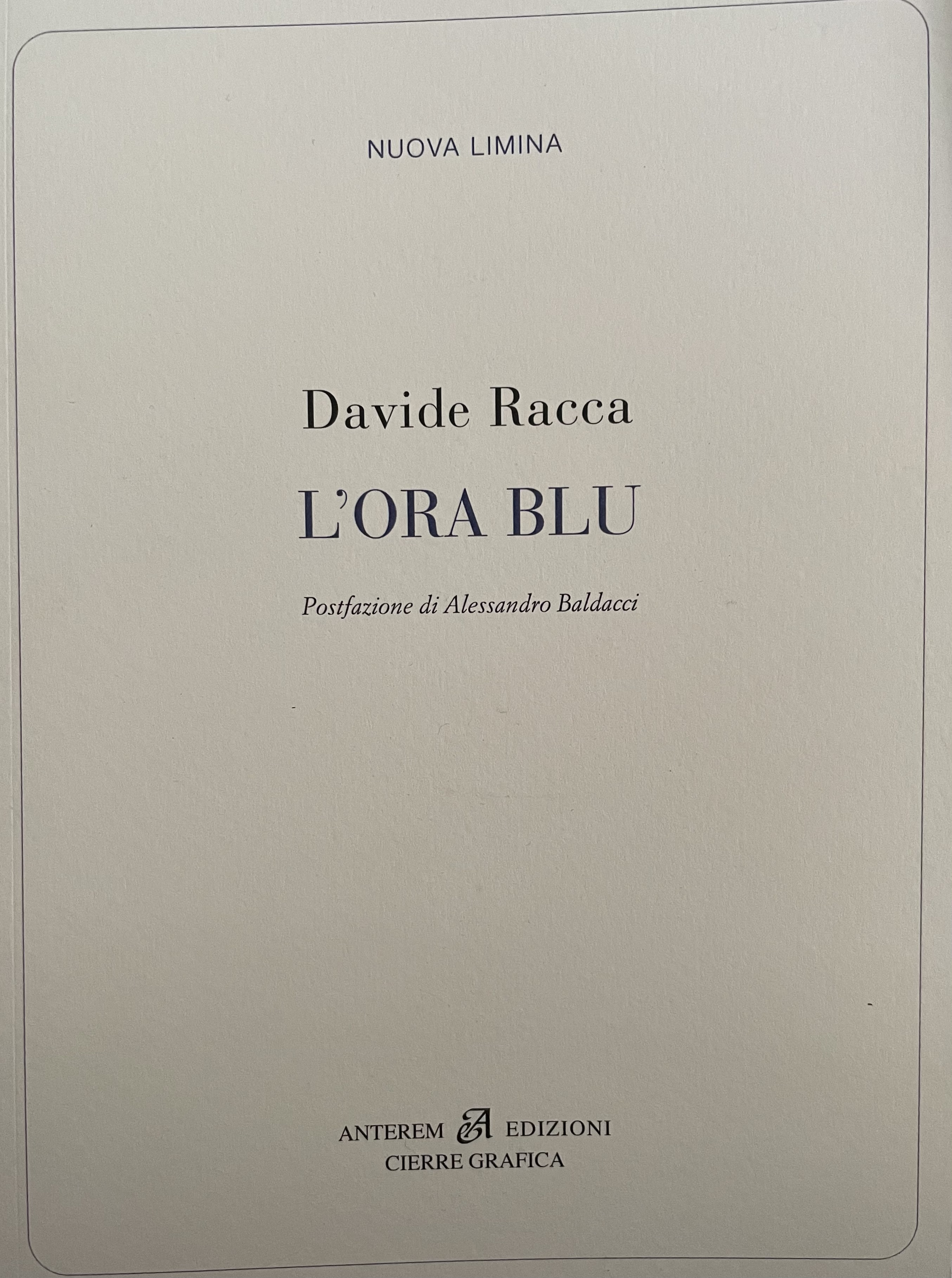 Davide Rocca - L'ora Blu