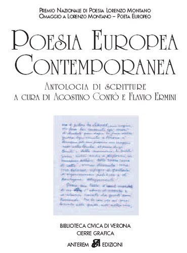 Poesia Contemporanea Europea: Copertina del libro