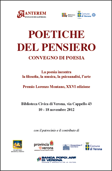 Convegno di Anterem: Poetiche del pensiero