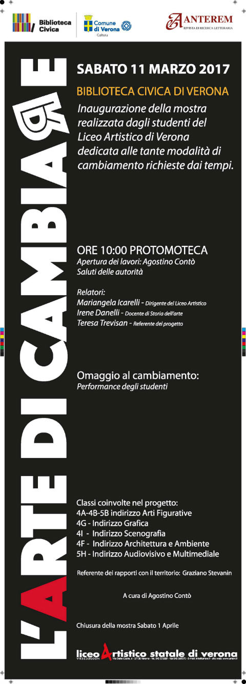 Manifesto L'arte di cambiare